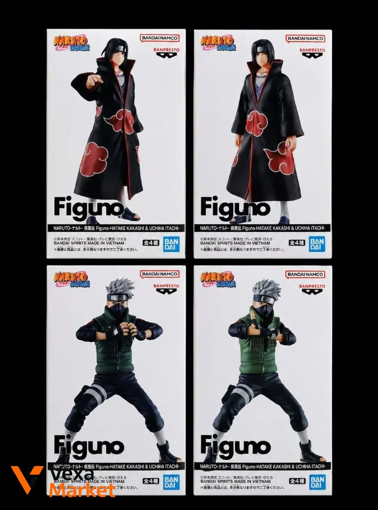 Фигурки Naruto Hatake Kakashi & Uchiha Itachi Banpresto Figu-rise