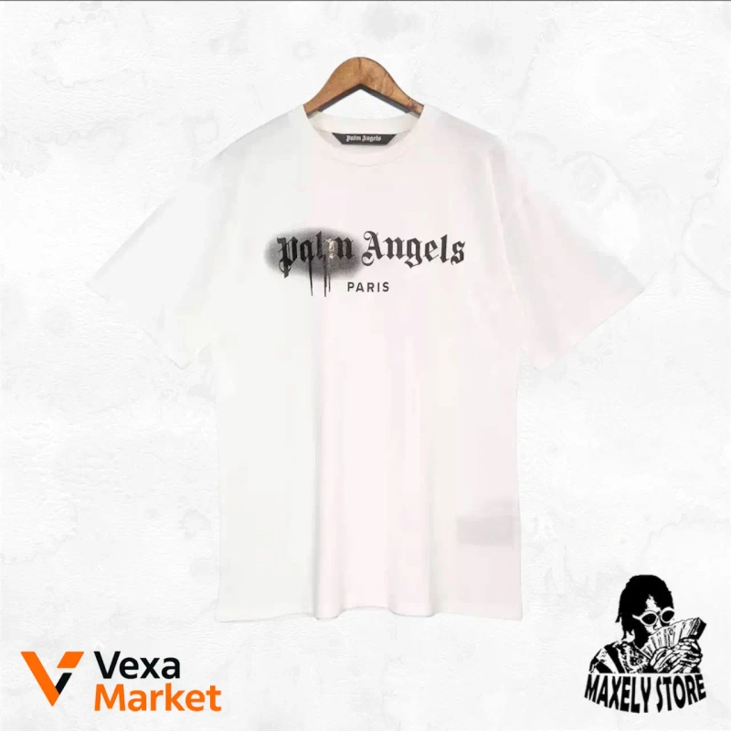 Palm Angels Футболка мужская черная — фото 3