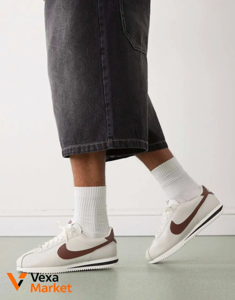 Nike Cortez Бежевые мужские кроссовки — фото 3