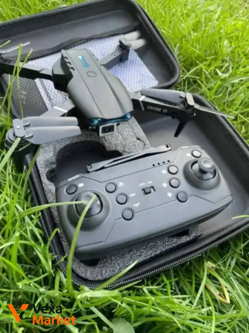 Квадрокоптер E88 PRO Black с HD камерой, FPV, до 20 минут полета + Сумка — фото 2