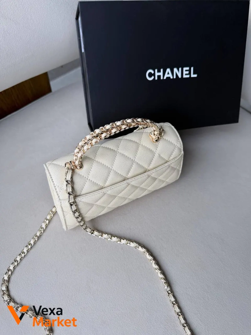 Chanel Mini Beige Натуральная кожа — фото 3
