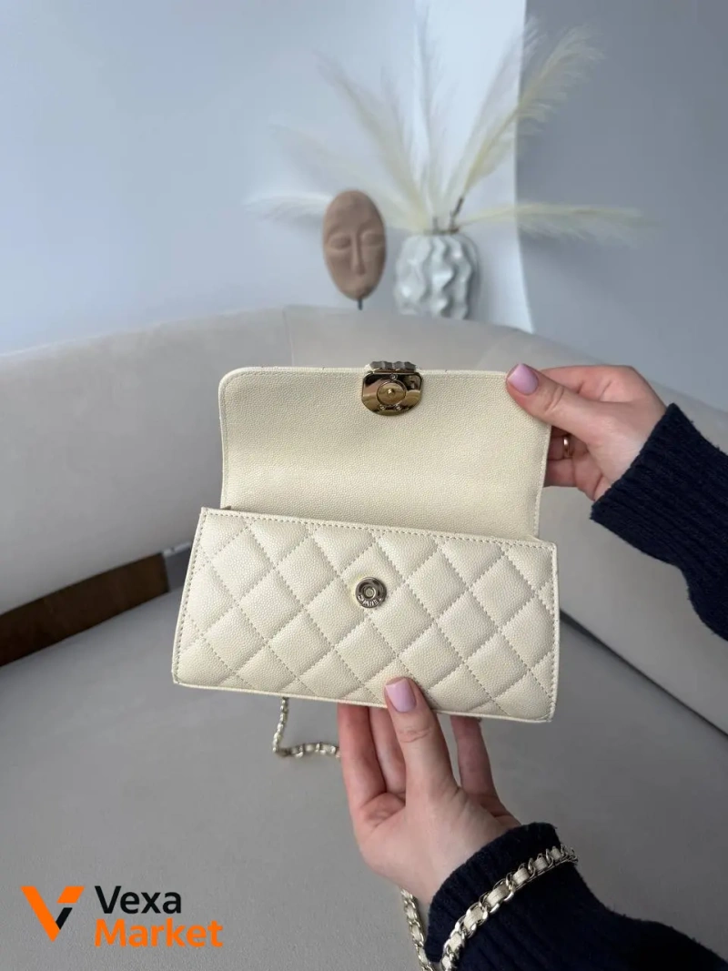 Chanel Mini Beige Натуральная кожа — фото 4