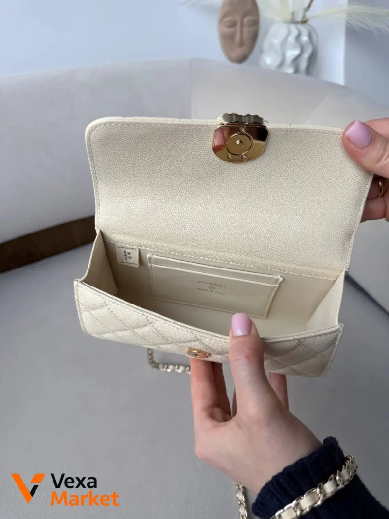 Chanel Mini Beige Натуральная кожа — фото 5