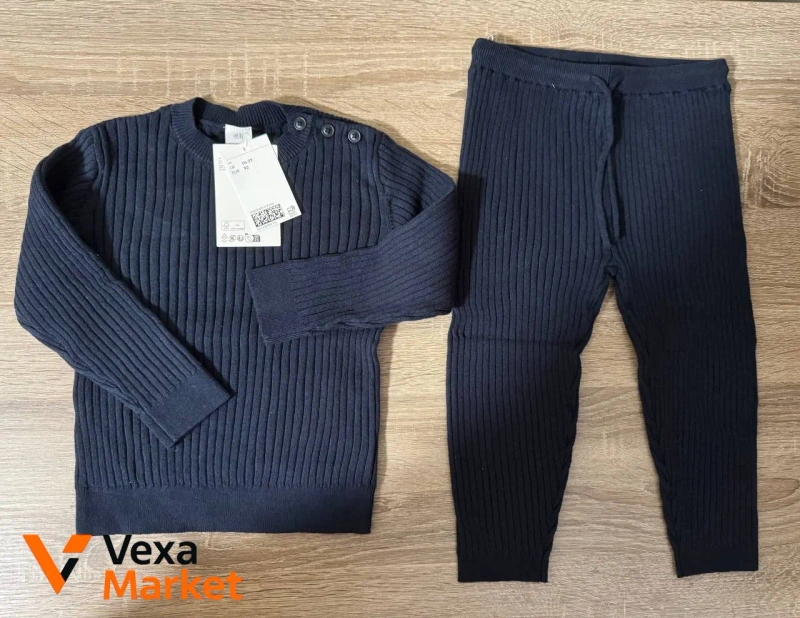 Комплект одежды H&M для мальчика, голубой, рост 92-98 см — фото 3