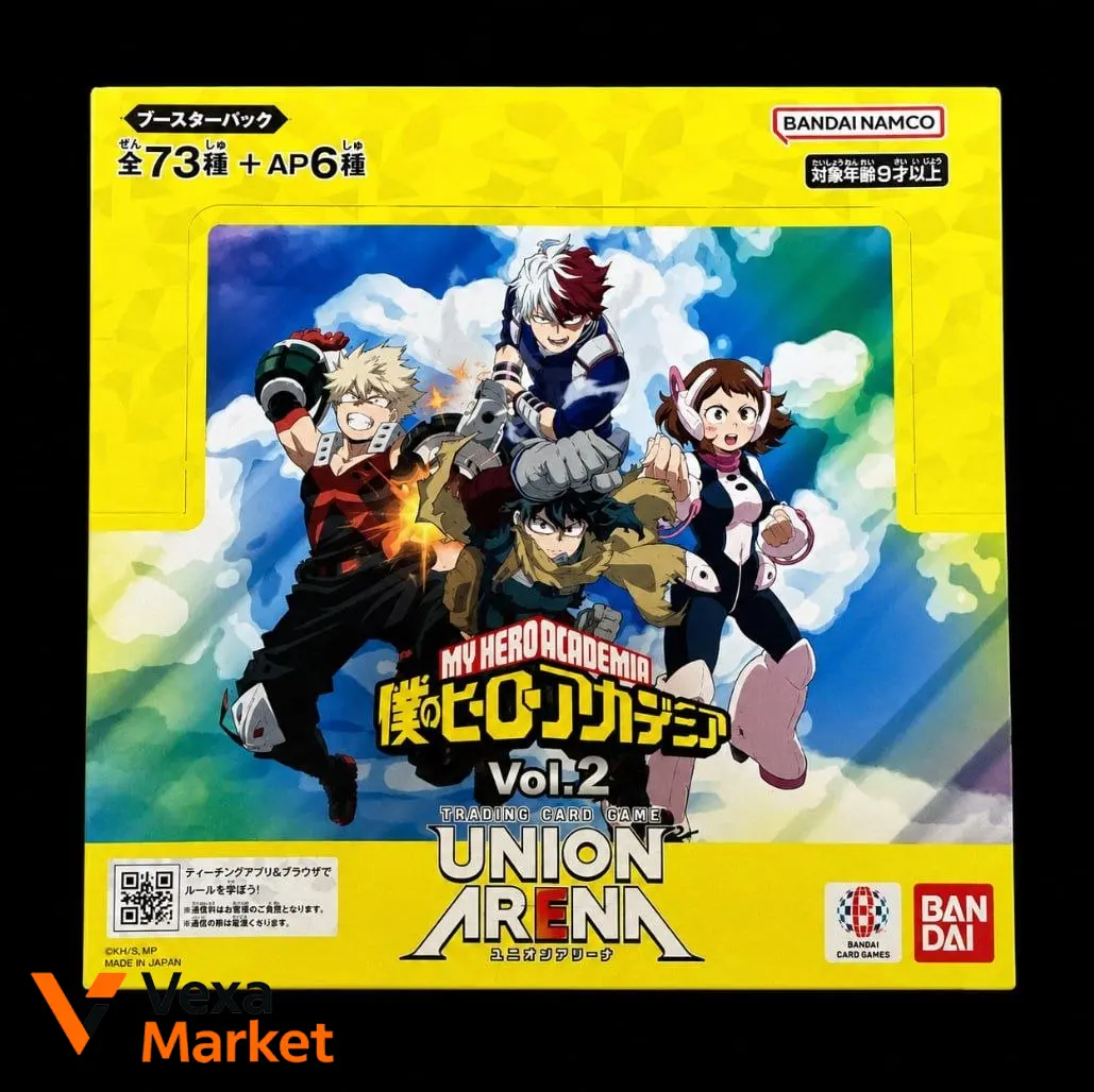 Коллекционные карточки Union Arena My Hero Academia Vol. 2 от Bandai Namco