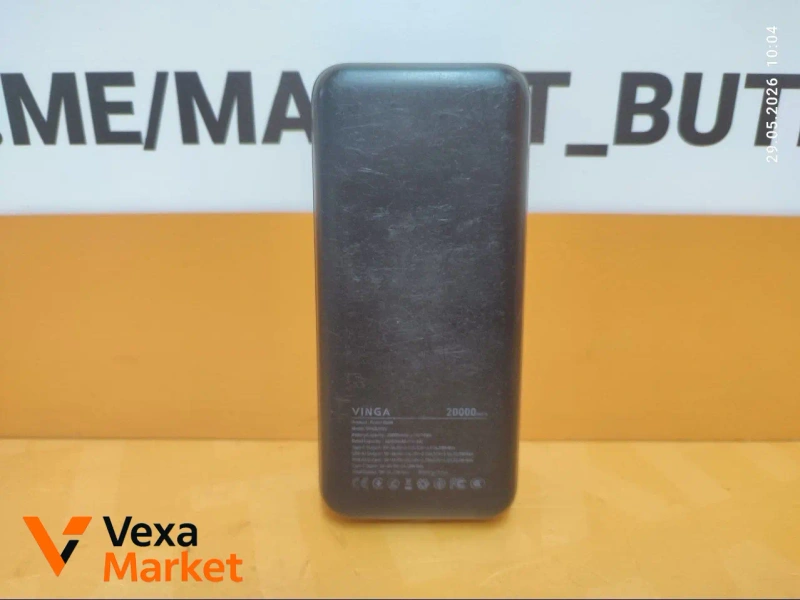 Зовнішній акумулятор (POWER BANK) VINGA VPBB2022 20000 mAh — фото 2