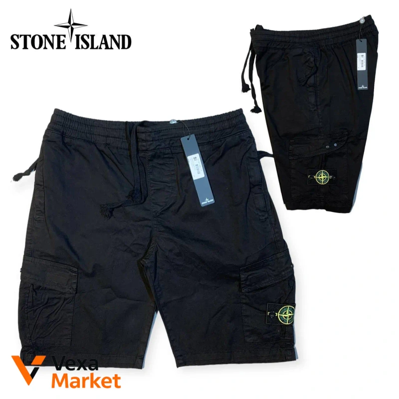 Шорти Stone Island чоловічі карго хакі — фото 2