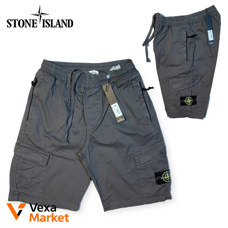 Шорти Stone Island чоловічі карго хакі — фото 6