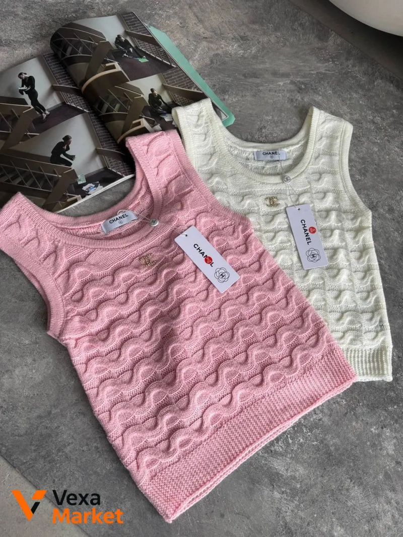 Майка Chanel жіноча в'язана — фото 2