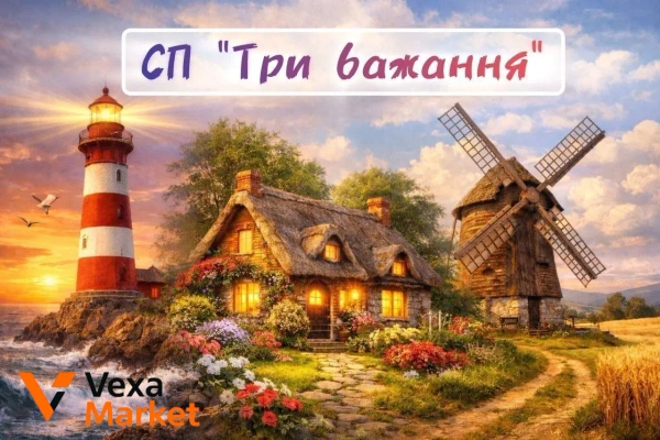 СП "Три Бажання" - вишивка хрестиком: маяки, будинки, млини