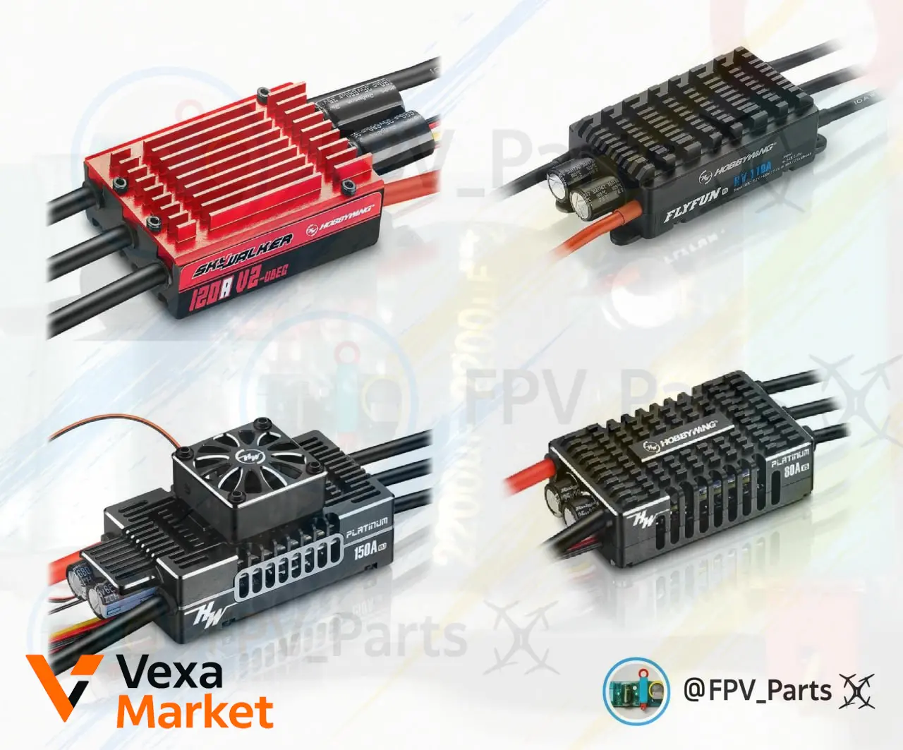 Регулятор ходу HOBBYWING XRotor 40A OPTO 2-6S