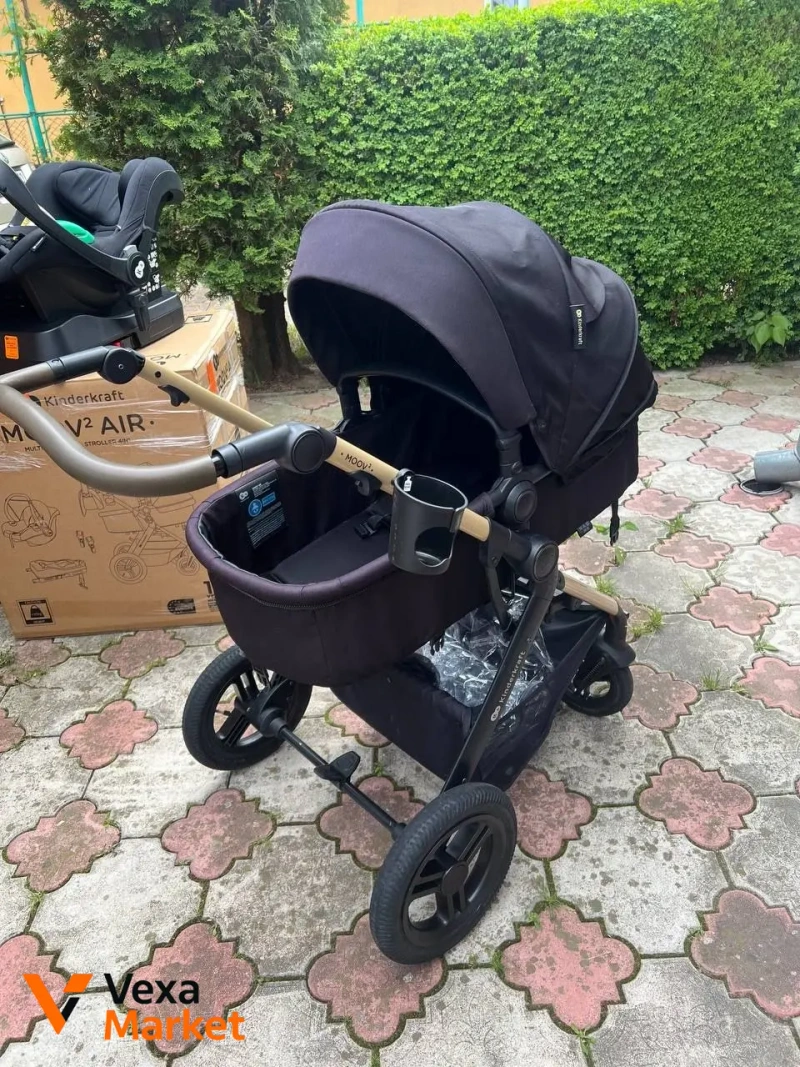 Коляска Kinderkraft Moov air2 3в1 — фото 4