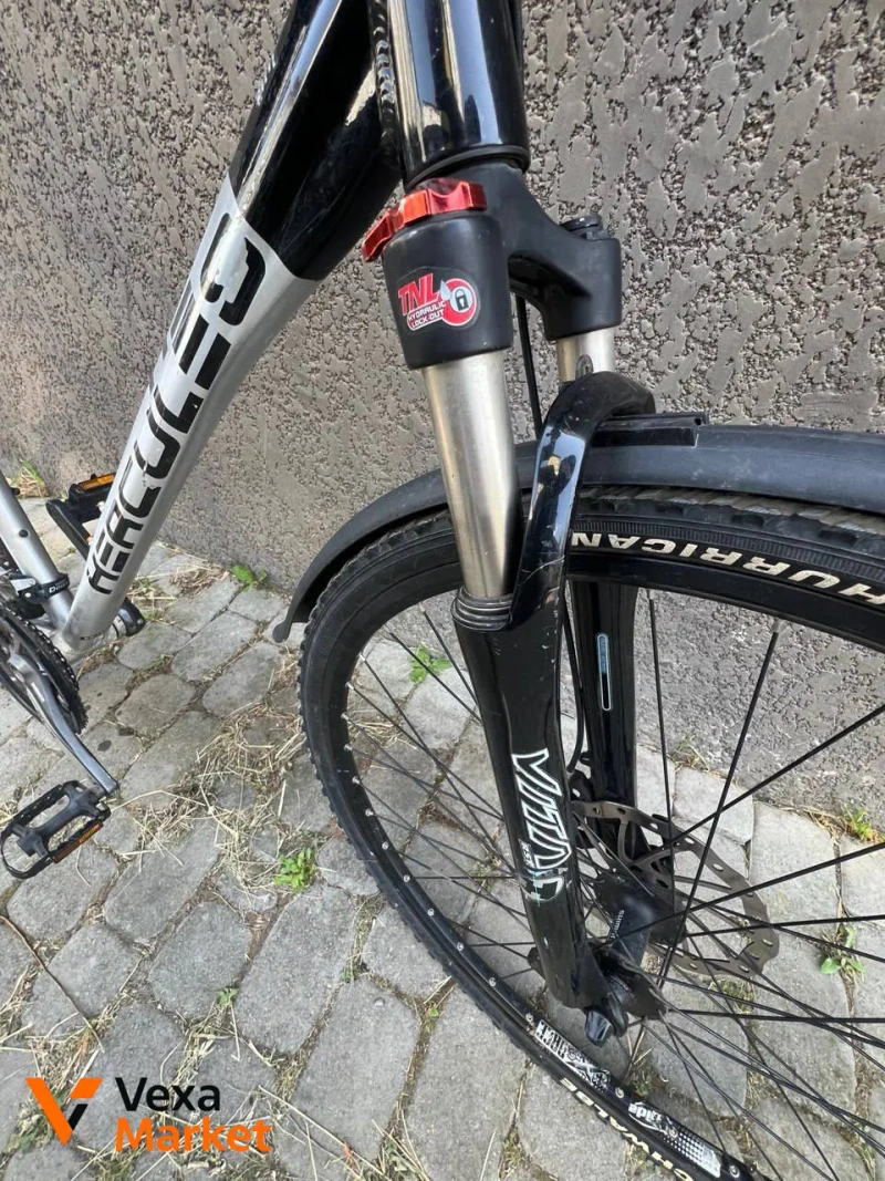 Велосипед Hercules Алюмінієва рама 28” Дискові гальма Shimano SLX 27 передач — фото 4