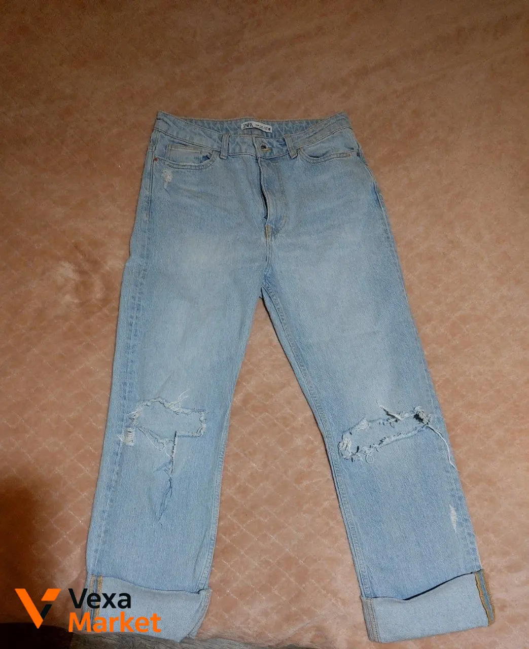 Джинси Zara прямий крой розмір 40