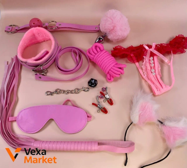 БДСМ-набір "Love Bunny" з 10 предметів