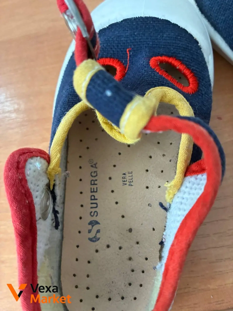 Детские макасины Superga размер 23 (стелька 14 см) — фото 4