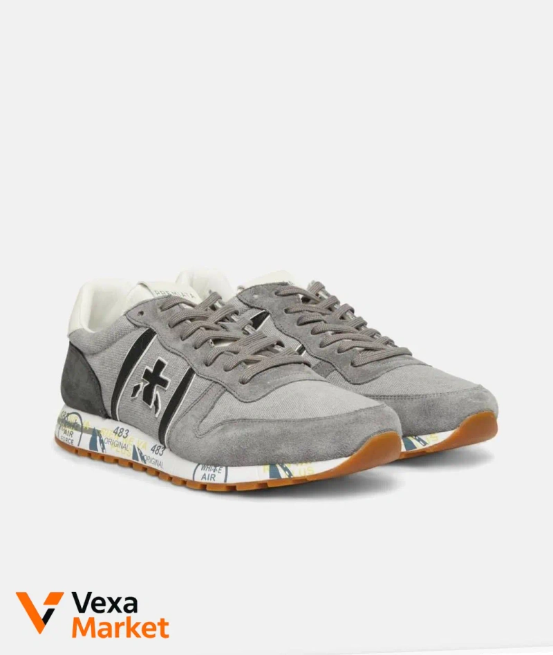 Premiata Eric 8316S Grey Suede Sneakers — фото 2