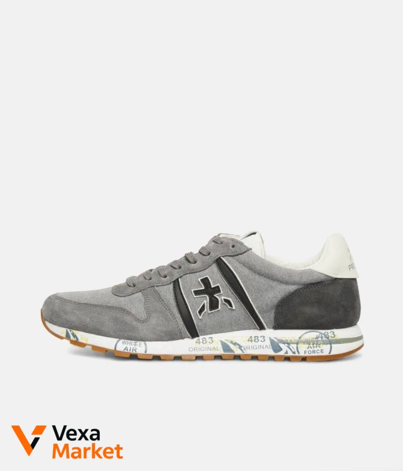 Premiata Eric 8316S Grey Suede Sneakers — фото 3