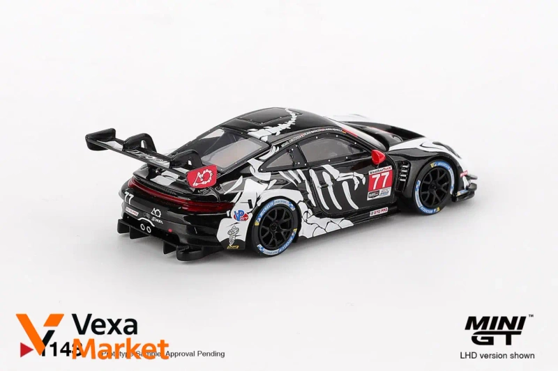 Mini GT Porsche 911 GT3 R #77 AO Racing 2025 IMSA Petit Le Mans — фото 2