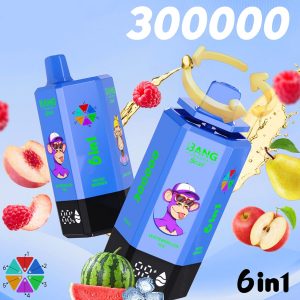 Одноразова електронна сигарета Bang 6in1 300000
