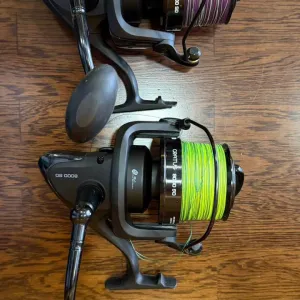 Коропові котушки Okuma Custom Carp CC-7000 та Carp Pro Cratus 8000SD