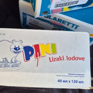 Фруктовий лід Polaretti та Pini Lizaki lodowe (100 шт)