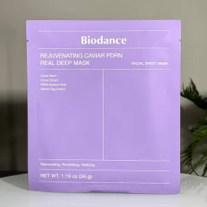 Гідрогелева маска Biodance Rejuvenating Caviar PDRN Real Deep Mask 34g