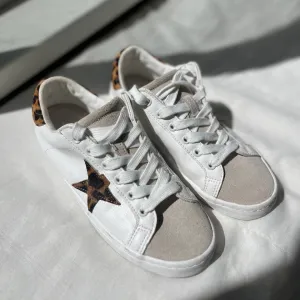 Женские кеды Golden Goose All Leopard Star EU 38