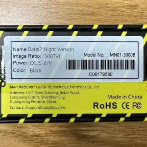 Камера Caddx Ratel 2 Night Version 1500TVL