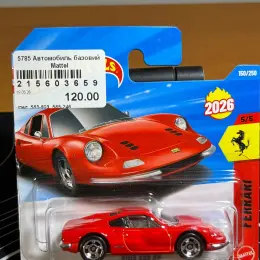 Коллекционная модель Hot Wheels Dino 206 GT