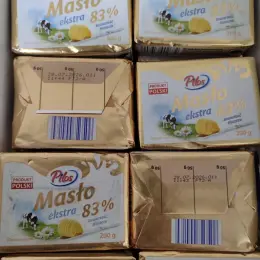 Масло сливочное Pilos Masto ekstra 83% 200г (Польша)