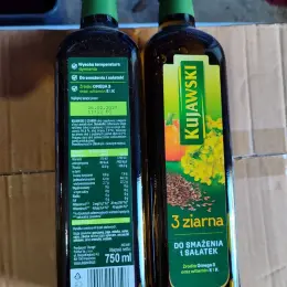Олія Kujawski "Три зерна" (ріпакова, лляна, гарбузова) 750 мл