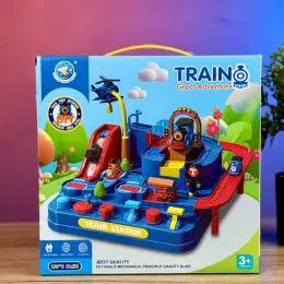 Игровой трек "Train Great Adventure" с машинками и аксессуарами