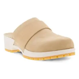 ECCO COMFORT CLOG женские замшевые бежевые