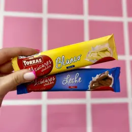 Батончик Torras Milk / Blanco без цукру 30г