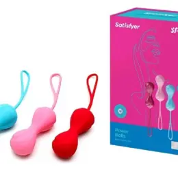 Набір вагінальних кульок Satisfyer Power Balls з кулькою всередині (3 шт.)