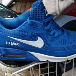 Nike Air Max 90 синие мужские кроссовки размер 43