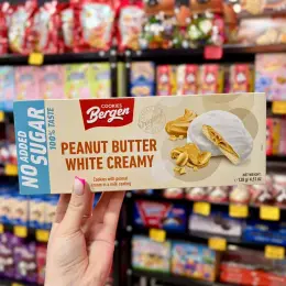 Печиво без цукру Bergen Peanut Butter White Creamy 128г