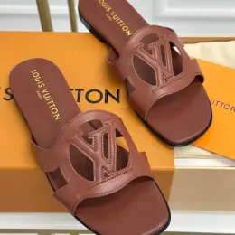 Шльопанці Louis Vuitton шкіряні жіночі
