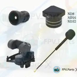 Аксессуары и запчасти для камер и дронов FPV: подвес Caddx GM3, линзы Caddx, фильтры Walksnail, антенна VTX