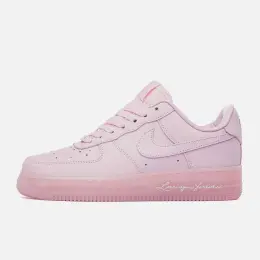 Nike Air Force 1 "Love You Forever" Розовые кожаные кроссовки