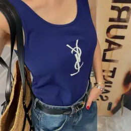 Майка YSL жіноча з вишивкою