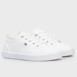 Tommy Hilfiger VULC CANVAS SNEAKER Женские белые кроссовки EU 35