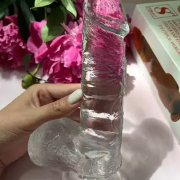 Гелевий фалоімітатор на присосці 19.5 см