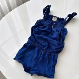 Комбинезон летний Zara для девочки 3-4 года, синий