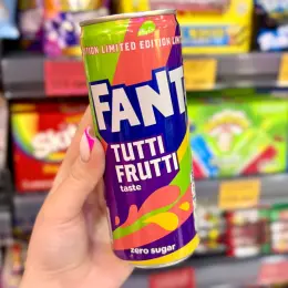 Напій газований Fanta Tutti Frutti Zero Sugar 250мл
