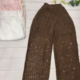 Женские кружевные брюки
