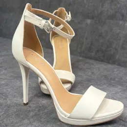 Босоніжки Michael Kors шкіряні білі 36.5