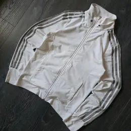 Винтажное зип-худи Adidas унисекс размер S