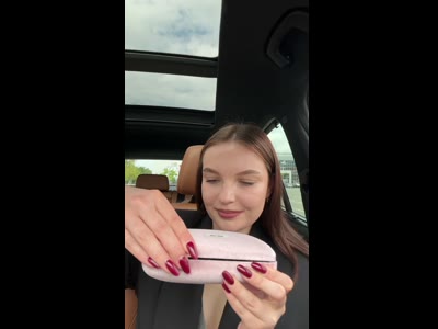 Безоправные очки MIU MIU MU B50S с голубыми линзами
